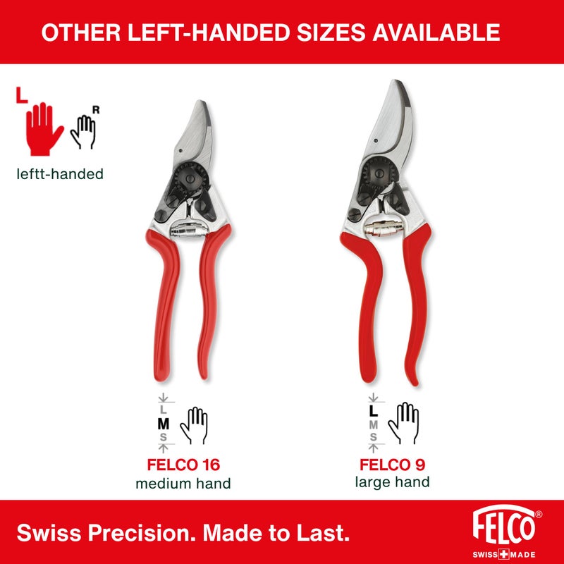 Felco F 14 Pruning Shears â€“ 7.1" Garden Clippers for Small Hands with Bypass & Anvil Blades | Hand Pruners for Gardening | Garden Tool Cutter with Forged Alloy Steel Build, Lightweight Swiss Design - Image 5